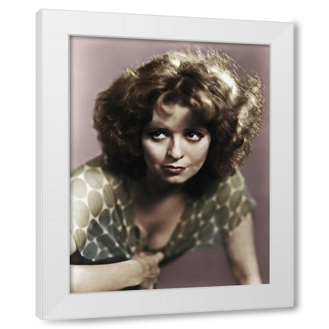 Clara Bow - The Savage White Modern Wood Framed Art Print by Hollywood Photo Archive
