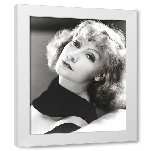 Greta Garbo - Susanne Lennox,  Her Fall And Rise White Modern Wood Framed Art Print by Hollywood Photo Archive
