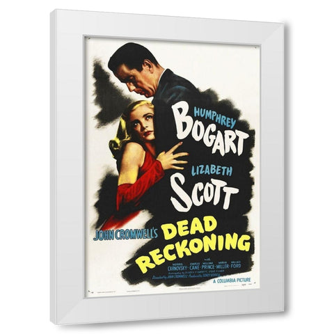 Dead Reckoning White Modern Wood Framed Art Print by Hollywood Photo Archive