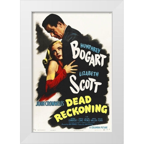 Dead Reckoning White Modern Wood Framed Art Print by Hollywood Photo Archive