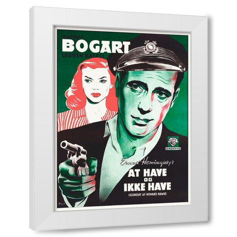 Dutch - To Have And Have Not White Modern Wood Framed Art Print by Hollywood Photo Archive