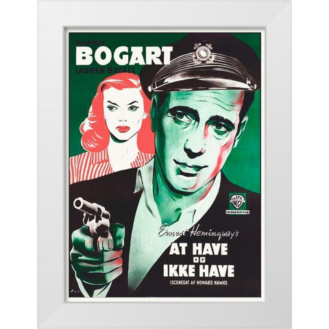 Dutch - To Have And Have Not White Modern Wood Framed Art Print by Hollywood Photo Archive