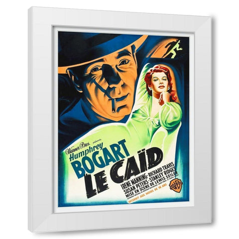 French - Big Shot White Modern Wood Framed Art Print by Hollywood Photo Archive