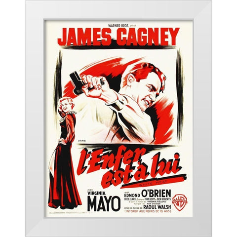 French - White Heat White Modern Wood Framed Art Print by Hollywood Photo Archive