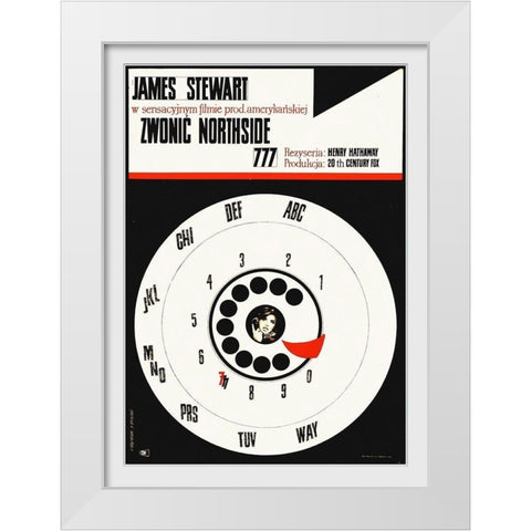 Polish - Call Northside 777 White Modern Wood Framed Art Print by Hollywood Photo Archive