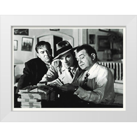 Promotional Still - Key Largo White Modern Wood Framed Art Print by Hollywood Photo Archive