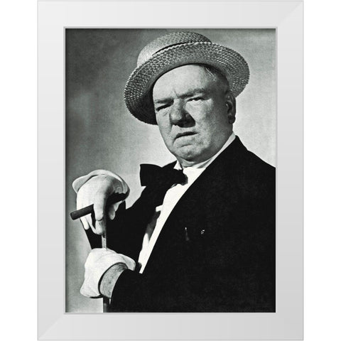Promotional Still - WC Fields - Follow Me Boys White Modern Wood Framed Art Print by Hollywood Photo Archive