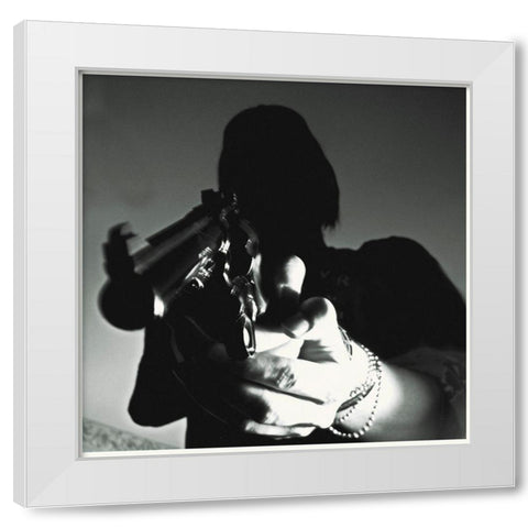 Promotional Stills - Film Noir Genre White Modern Wood Framed Art Print by Hollywood Photo Archive