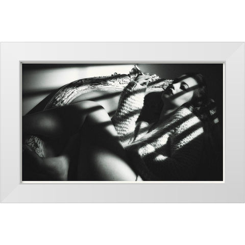 Promotional Stills - Film Noir Genre White Modern Wood Framed Art Print by Hollywood Photo Archive
