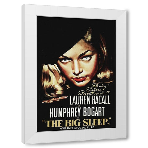 The Big Sleep White Modern Wood Framed Art Print by Hollywood Photo Archive