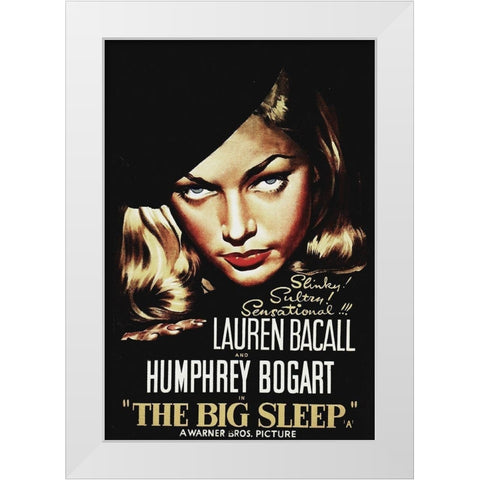 The Big Sleep White Modern Wood Framed Art Print by Hollywood Photo Archive