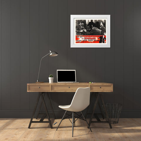 The Informer White Modern Wood Framed Art Print by Hollywood Photo Archive