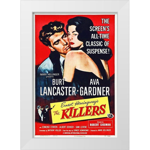 The Killers White Modern Wood Framed Art Print by Hollywood Photo Archive