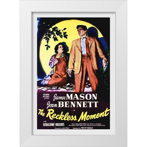 The Reckless Moment White Modern Wood Framed Art Print by Hollywood Photo Archive