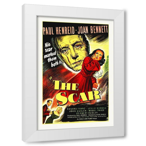 The Scar White Modern Wood Framed Art Print by Hollywood Photo Archive