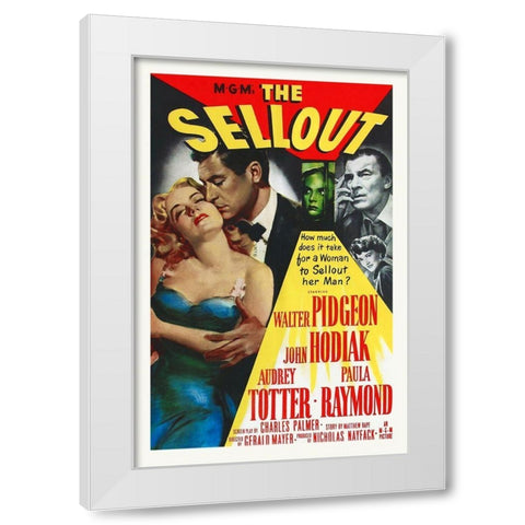 The Sellout White Modern Wood Framed Art Print by Hollywood Photo Archive