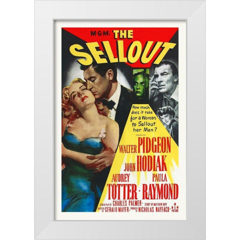 The Sellout White Modern Wood Framed Art Print by Hollywood Photo Archive
