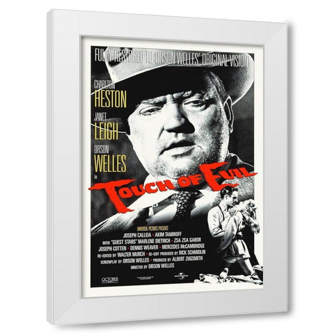 Touch Of Evil White Modern Wood Framed Art Print by Hollywood Photo Archive