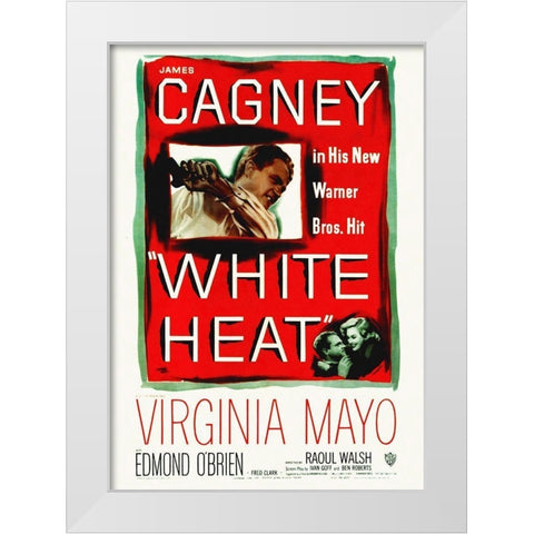 White Heat White Modern Wood Framed Art Print by Hollywood Photo Archive