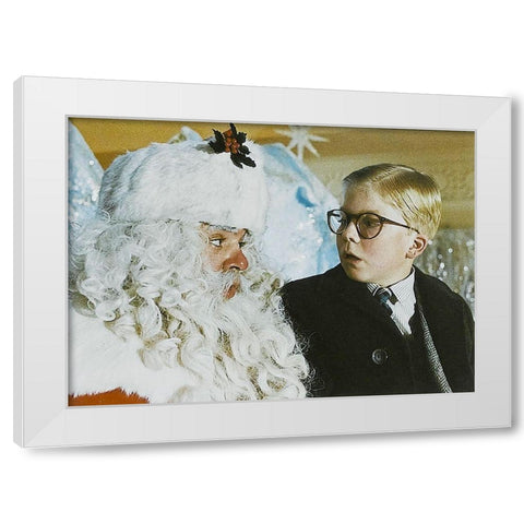 A Christmas Story Promotional Still White Modern Wood Framed Art Print by Hollywood Photo Archive