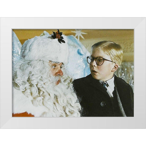 A Christmas Story Promotional Still White Modern Wood Framed Art Print by Hollywood Photo Archive