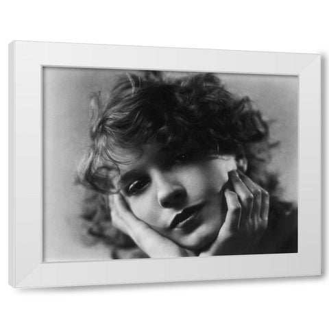 Lili Damita White Modern Wood Framed Art Print by Hollywood Photo Archive