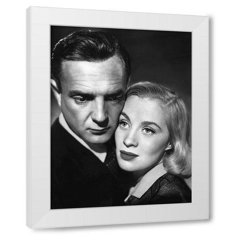 Mai Zetterling White Modern Wood Framed Art Print by Hollywood Photo Archive
