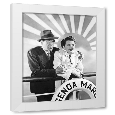 Mary Astor - Across the Pacific White Modern Wood Framed Art Print by Hollywood Photo Archive