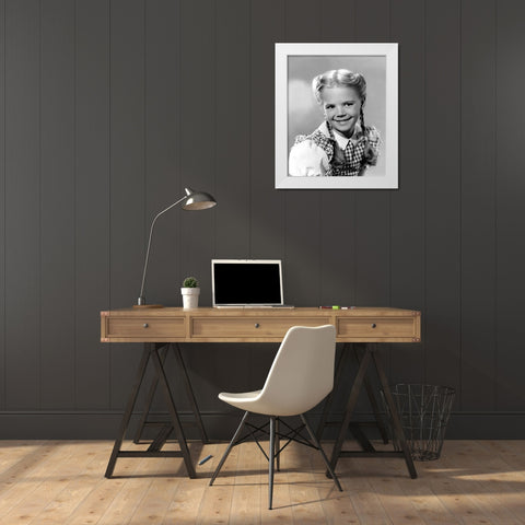 Natalie Wood White Modern Wood Framed Art Print by Hollywood Photo Archive