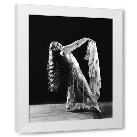 Olive Ann Alcorn White Modern Wood Framed Art Print by Hollywood Photo Archive