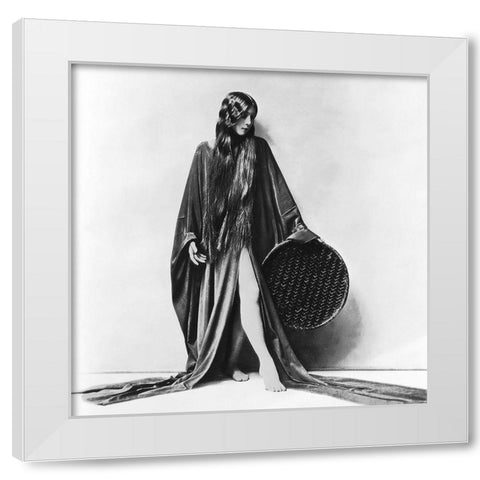 Olive Ann Alcorn White Modern Wood Framed Art Print by Hollywood Photo Archive