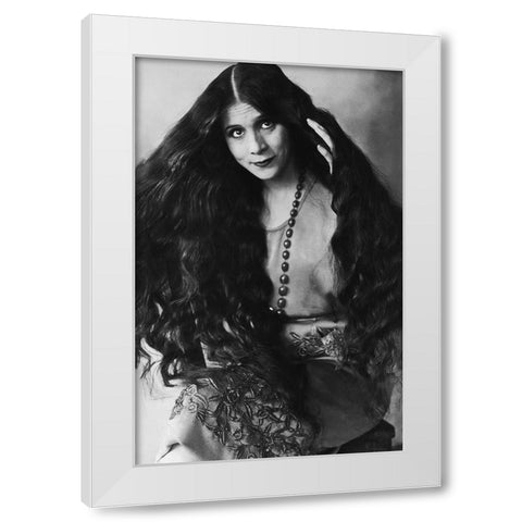 Olive Ann Alcorn White Modern Wood Framed Art Print by Hollywood Photo Archive