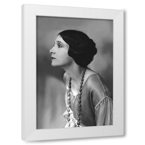 Olive Ann Alcorn White Modern Wood Framed Art Print by Hollywood Photo Archive