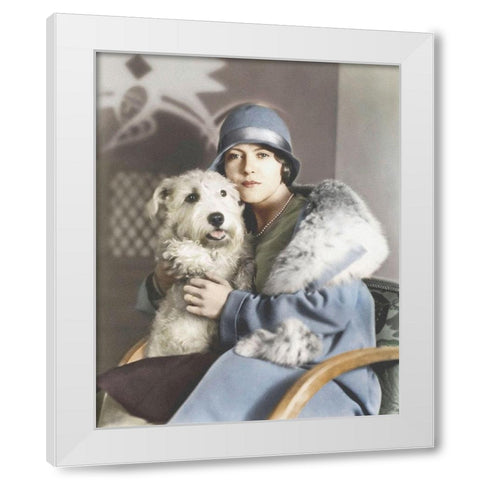 Ruth Chatterton 013 White Modern Wood Framed Art Print by Hollywood Photo Archive