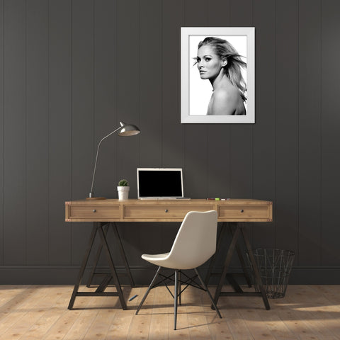 Ursula Andress White Modern Wood Framed Art Print by Hollywood Photo Archive