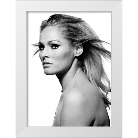 Ursula Andress White Modern Wood Framed Art Print by Hollywood Photo Archive