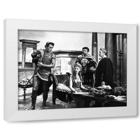 Vivian Leigh White Modern Wood Framed Art Print by Hollywood Photo Archive