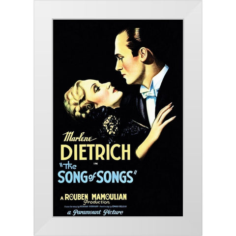 Song of Songs White Modern Wood Framed Art Print by Hollywood Photo Archive