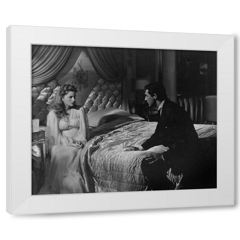Cary Grant White Modern Wood Framed Art Print by Hollywood Photo Archive