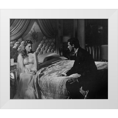 Cary Grant White Modern Wood Framed Art Print by Hollywood Photo Archive