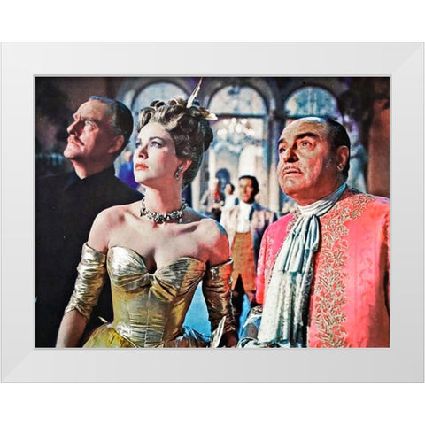 Cary Grant - To Catch A Thief White Modern Wood Framed Art Print by Hollywood Photo Archive