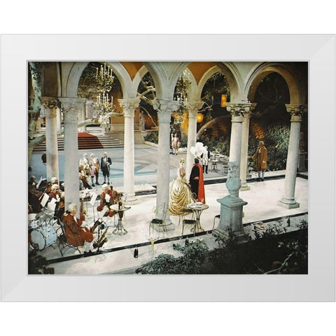 Cary Grant - To Catch A Thief White Modern Wood Framed Art Print by Hollywood Photo Archive