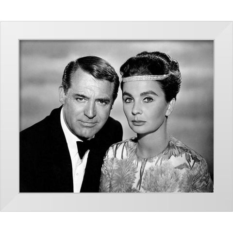 Cary Grant - The Grass is Greener White Modern Wood Framed Art Print by Hollywood Photo Archive