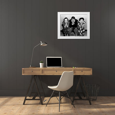 Cary Grant - In Name Only White Modern Wood Framed Art Print by Hollywood Photo Archive