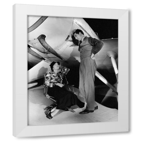 Cary Grant - The Talk of the Town White Modern Wood Framed Art Print by Hollywood Photo Archive