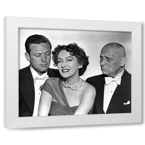 Sunset Boulevard White Modern Wood Framed Art Print by Hollywood Photo Archive