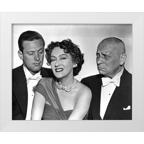 Sunset Boulevard White Modern Wood Framed Art Print by Hollywood Photo Archive