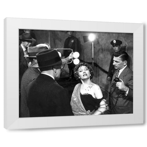 Sunset Boulevard - Im Ready For My Closeup White Modern Wood Framed Art Print by Hollywood Photo Archive