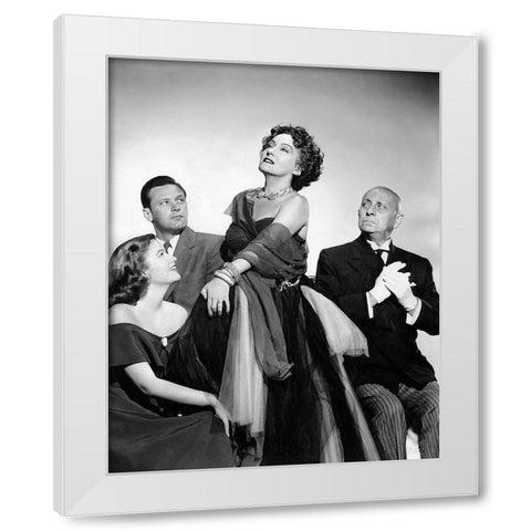 Sunset Boulevard White Modern Wood Framed Art Print by Hollywood Photo Archive