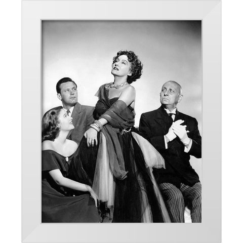 Sunset Boulevard White Modern Wood Framed Art Print by Hollywood Photo Archive